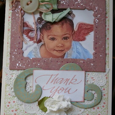 Thank You Card for customer (Using her image)