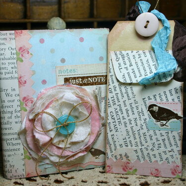 A Little Birdie Told Me Mini Journal with Bookmark