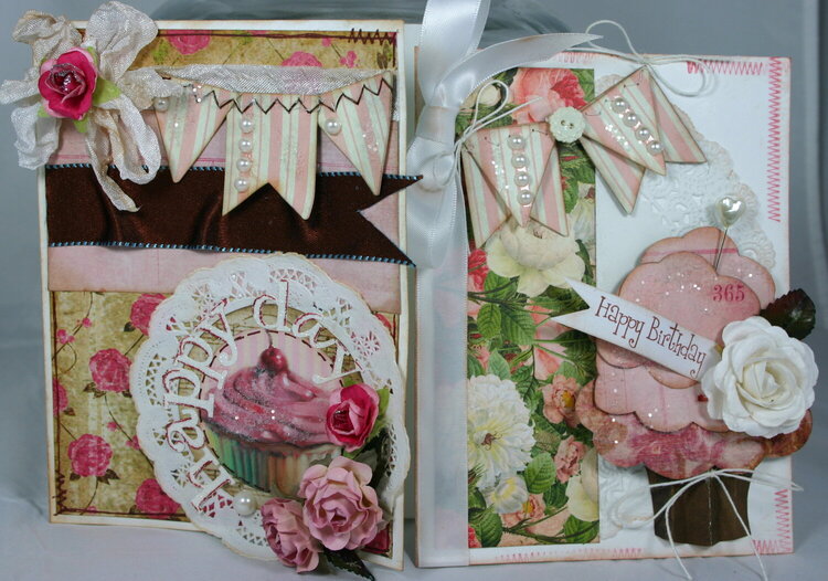 Pink Cupcakes - Birthday Cards