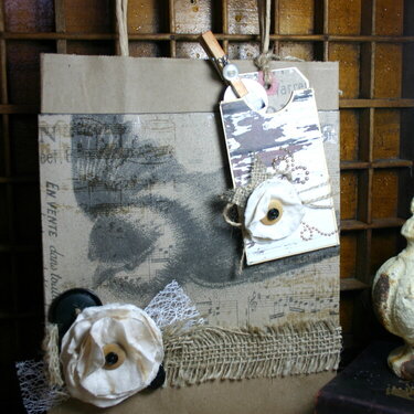 For You Neutrals Gift Bag and Tag Card Set