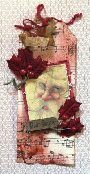 Swirlydoos 12 Days of Christmas ~~~ Day 1 ~~~ Dear Santa Tag