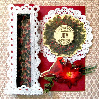 Swirlydoos 12 Days of Christmas ~~~ Day 3 ~~~ Tea Candle Card