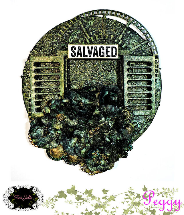 Salvaged: A Mixed Media Canvas