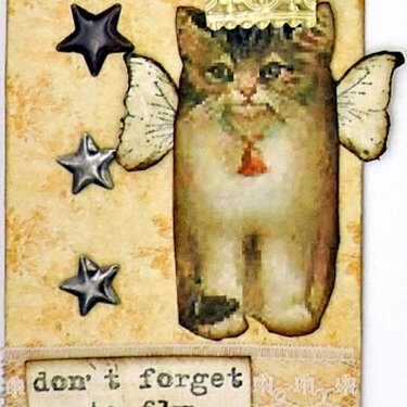 Pretty Kitty ATC