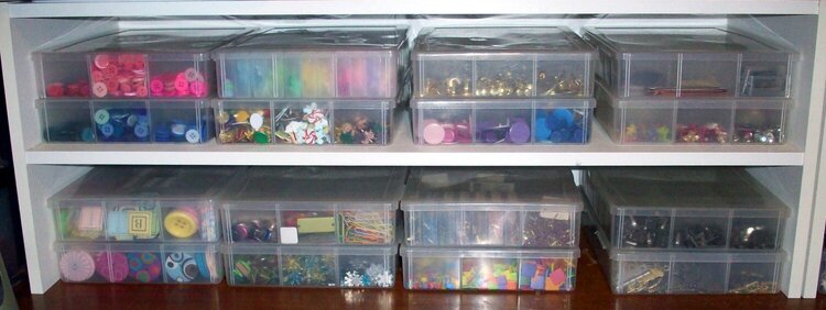 Themed Embellies Finally Organized!!