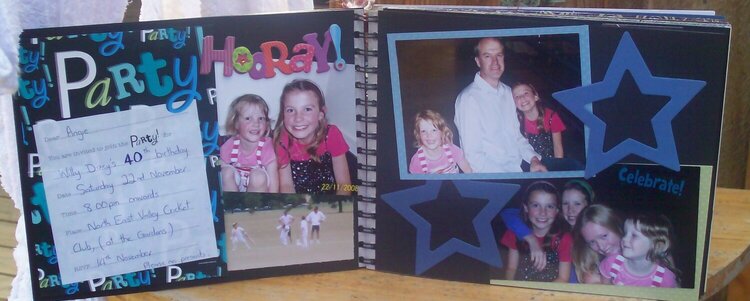 40th Birthday Pages 2-3