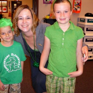 My son, his BFF and his teacher.