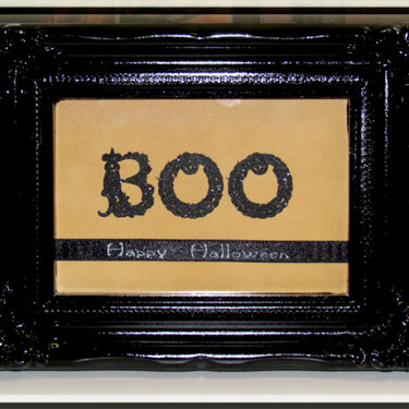 Boo - Happy hallowen frame