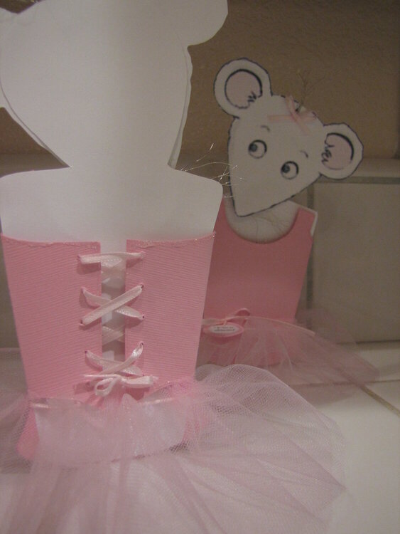 Angelina Ballerina 5 yearold Birthday invites