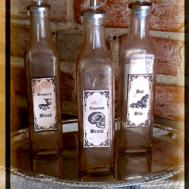 Witches Potion Bottles
