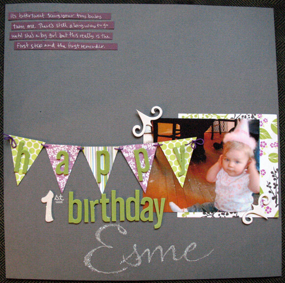 happy 1st Birthday Esme