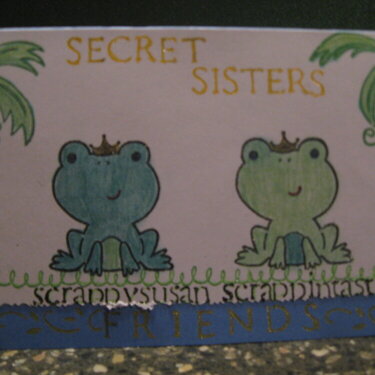 Secret Sister Reveal Card