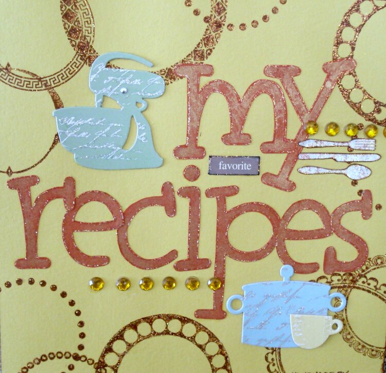 1st page of my recipe book gift