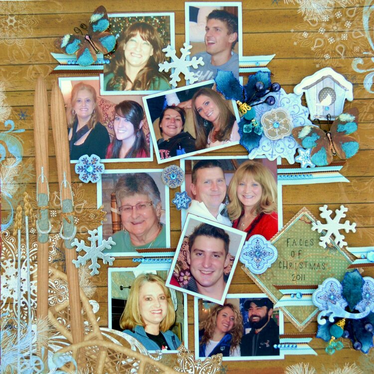 Faces of Christmas * Dec Scraps of Elegance Kit* winter wishes