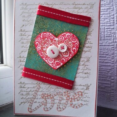 &#039;Love&#039; card