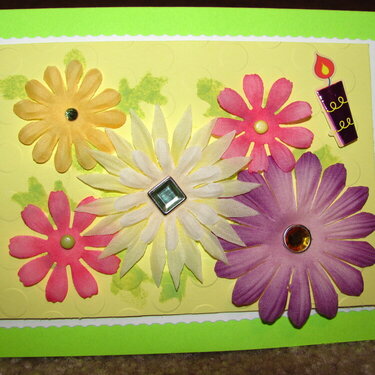 Birthday Flower Card