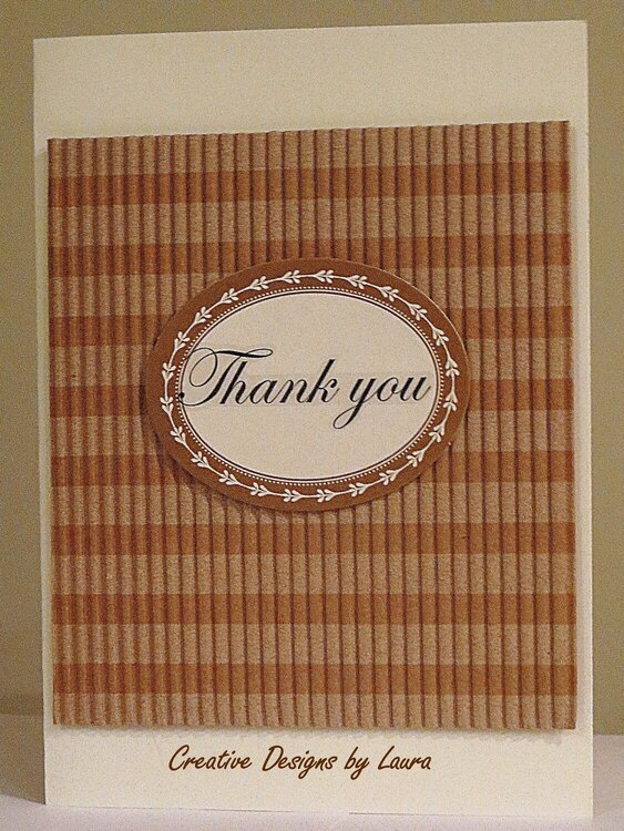 Thank You Card for a Male