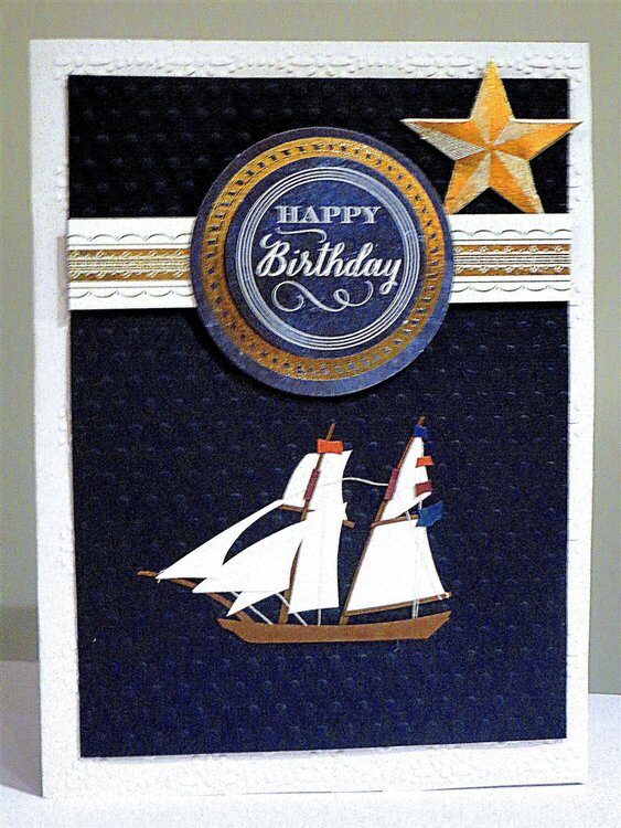 Masculine Happy Birthday Card