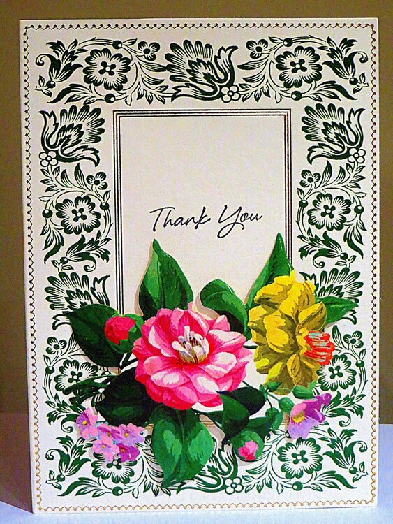 Thank You Card - Anna Griffin Background