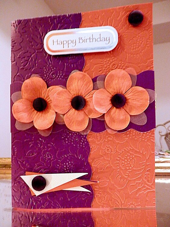 One of My Favorites with Embossing and Flowers