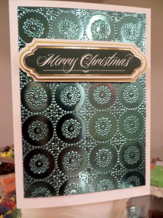 Teal / Green Christmas Card - Anna Griffin