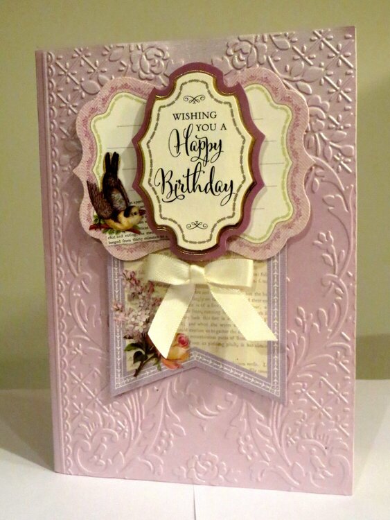 Happy Birthday - Anna Griffin Embossing