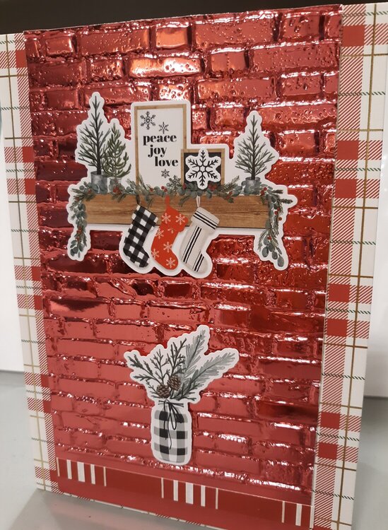 I Love Creating Chimney Christmas Cards