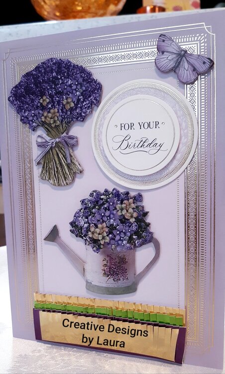 Stamperia Provence Lavender  - Birthday Card 