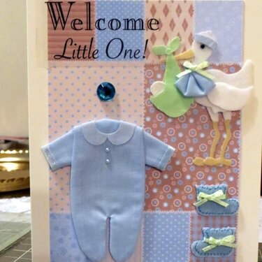 One of My First Baby Cards