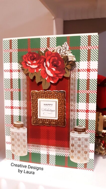 Christmas Plaid Cardstock 