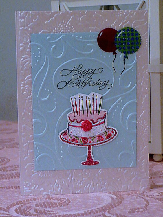 Embossing Fun with Cardstock Layering!