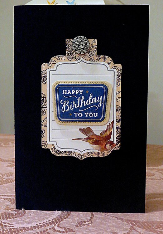 Another Male Card for Someone That Wants to Soar Like a Bird with Birthday Blessings!