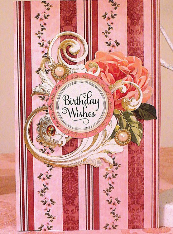 Vintage Look for Birthday Wishes!