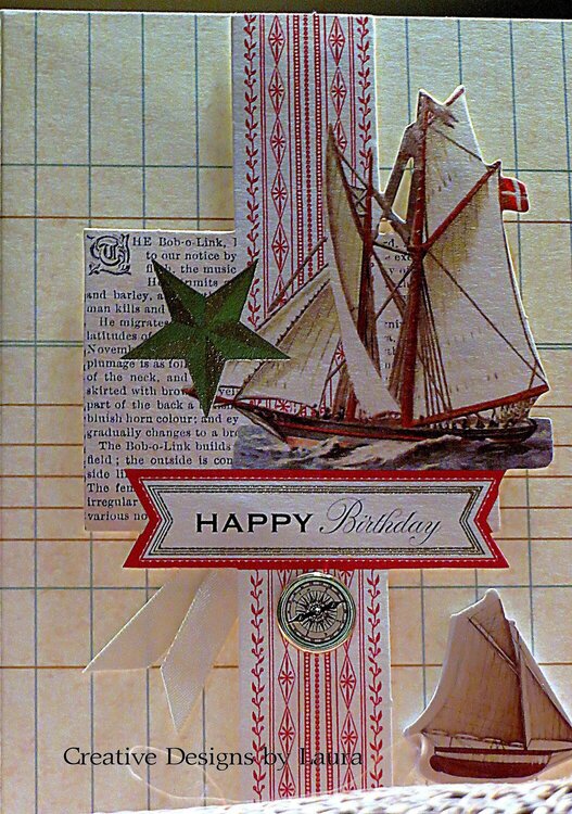 Loving the Ships and Boats with the Masculine Card Making!