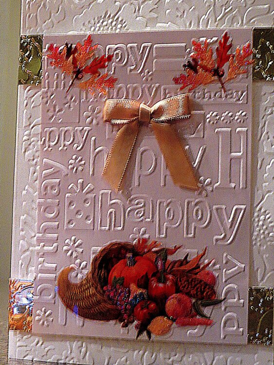 Fall and Harvest Time Birthdays