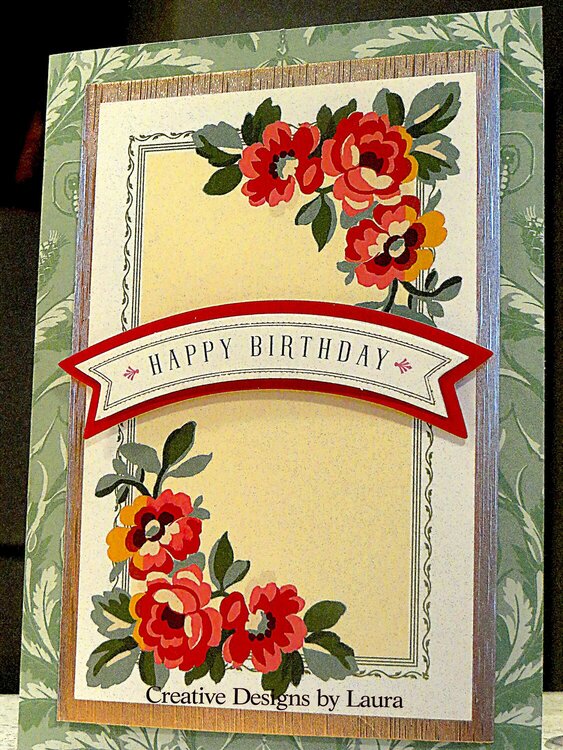 Happy Birthday with Floral Wishes