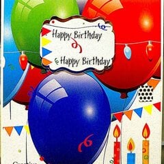 Having Fun with Colorful Balloons Cardstock!