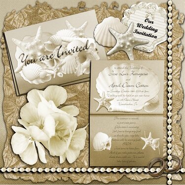 Our Wedding - wedding invitation
