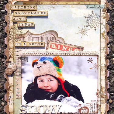 Snow Day * Canadian Scrapbooker *