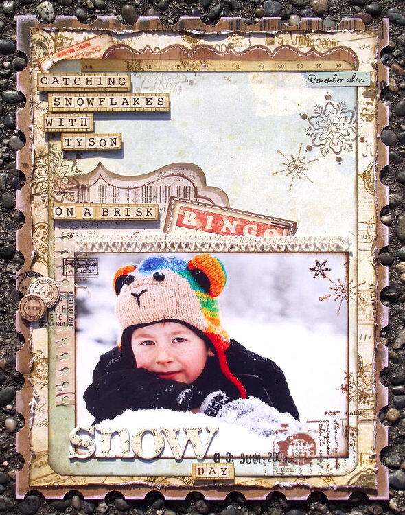 Snow Day * Canadian Scrapbooker *