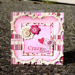 Crazy Love Card * Bo Bunny *