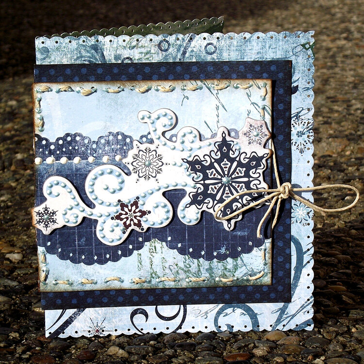 Snowflake Card ** Bo Bunny **