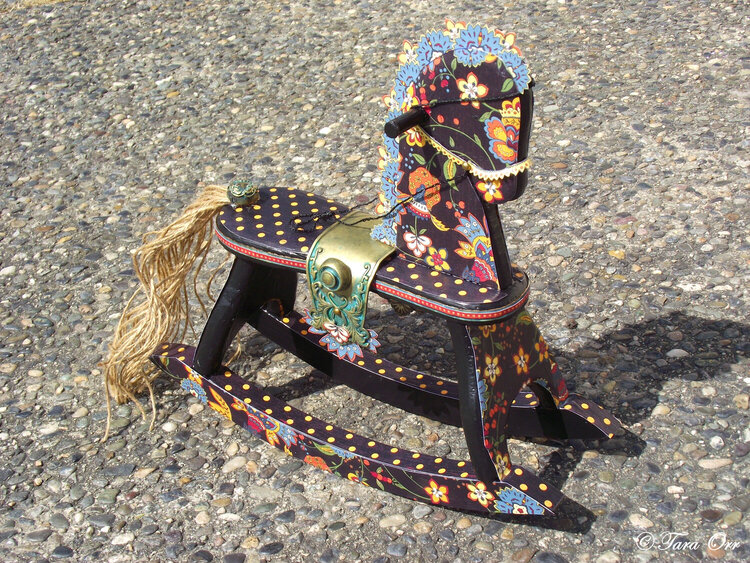 Altered Rocking Horse * Graphic 45 *
