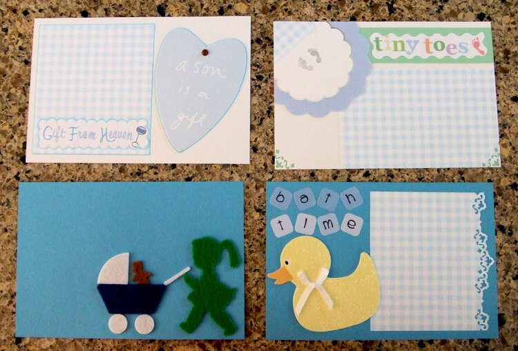 Baby Journaling Cards