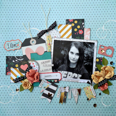I Am Simply Me for My Creative Scrapbook