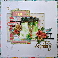 Stay Gold for My Creative Scrapbook