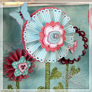 Let Love Bloom Altered Frame - Flower close-up