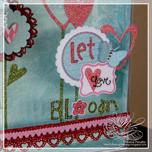 Let Love Bloom Altered Frame - Title close-up