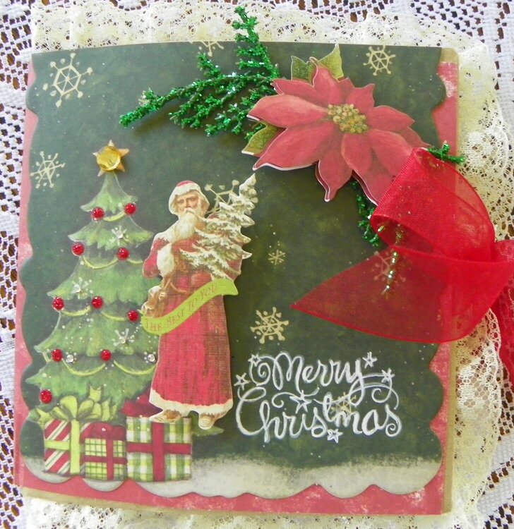 Paper bag Christmas card