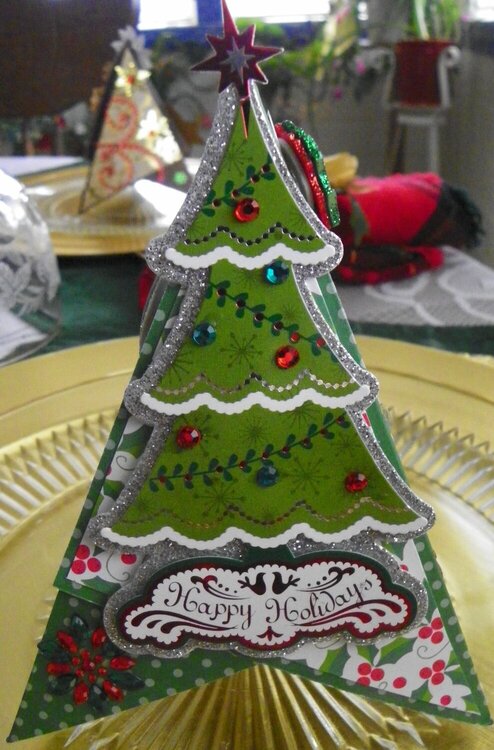 Pyramid Christmas card